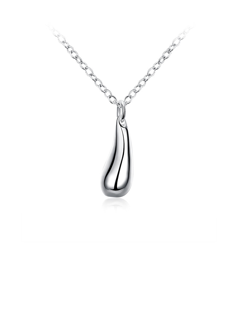Fashion Simple Water Drop Pendant with Necklace