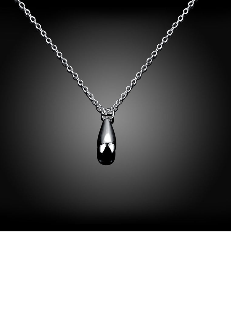 Fashion Simple Water Drop Pendant with Necklace