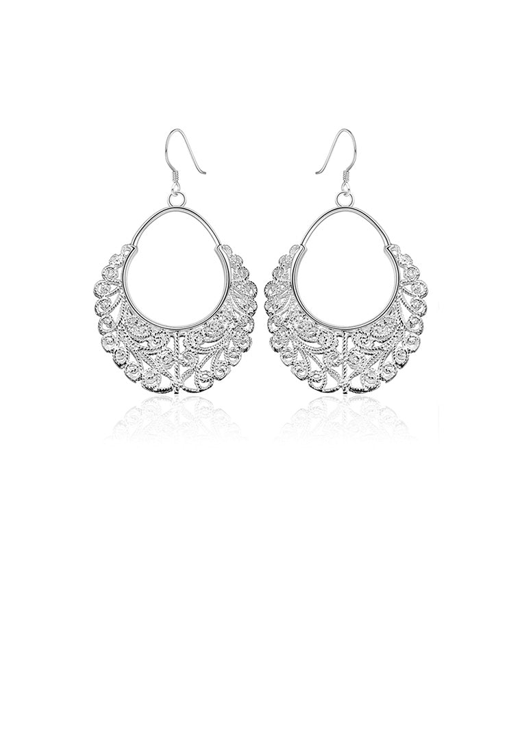 Simple Creative Water Drop-shaped Pattern Earrings