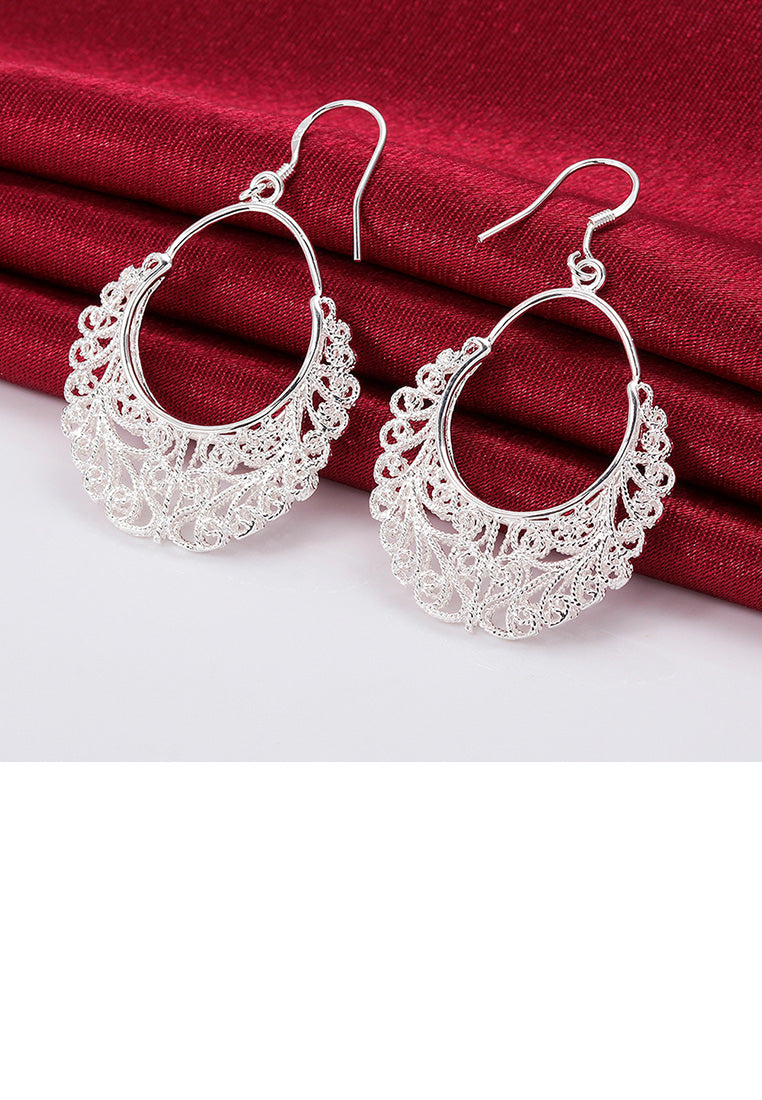 Simple Creative Water Drop-shaped Pattern Earrings