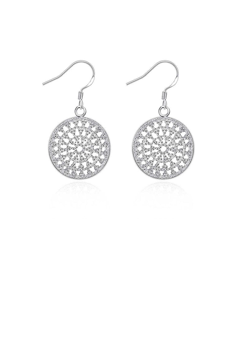 Simple Round Pattern Earrings