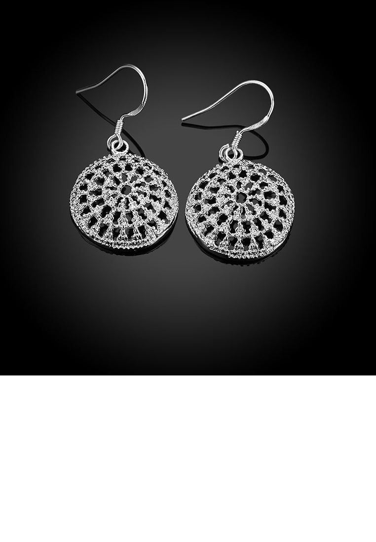 Simple Round Pattern Earrings