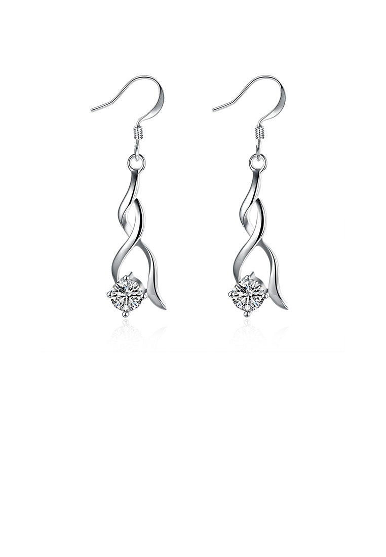 Fashion Simple Geometric Earrings with Cubic Zircon
