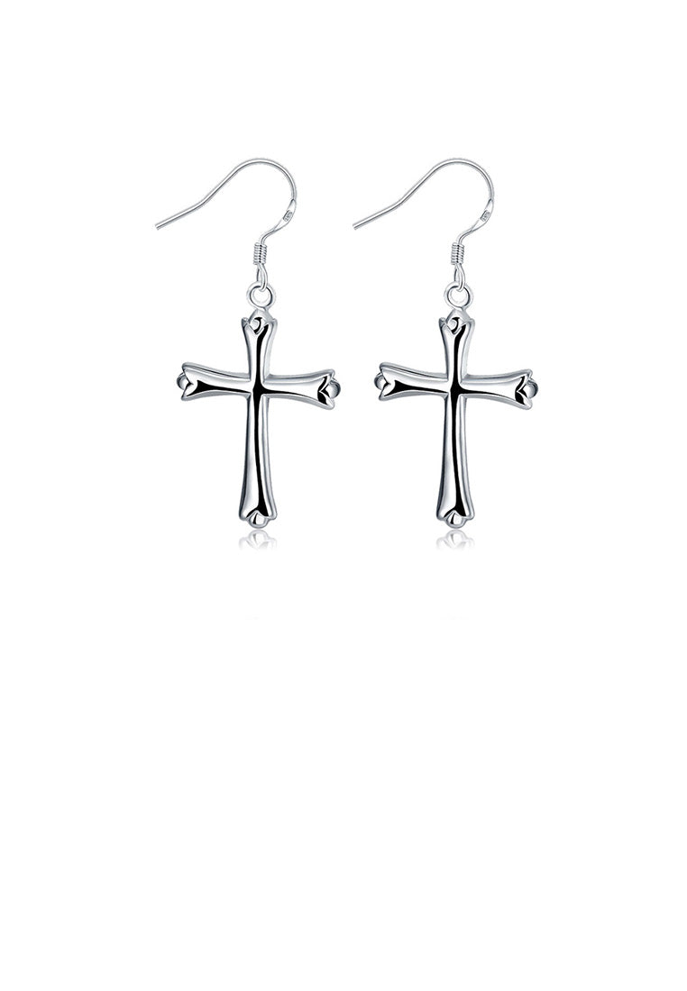 Fashion Simple Cross Earrings