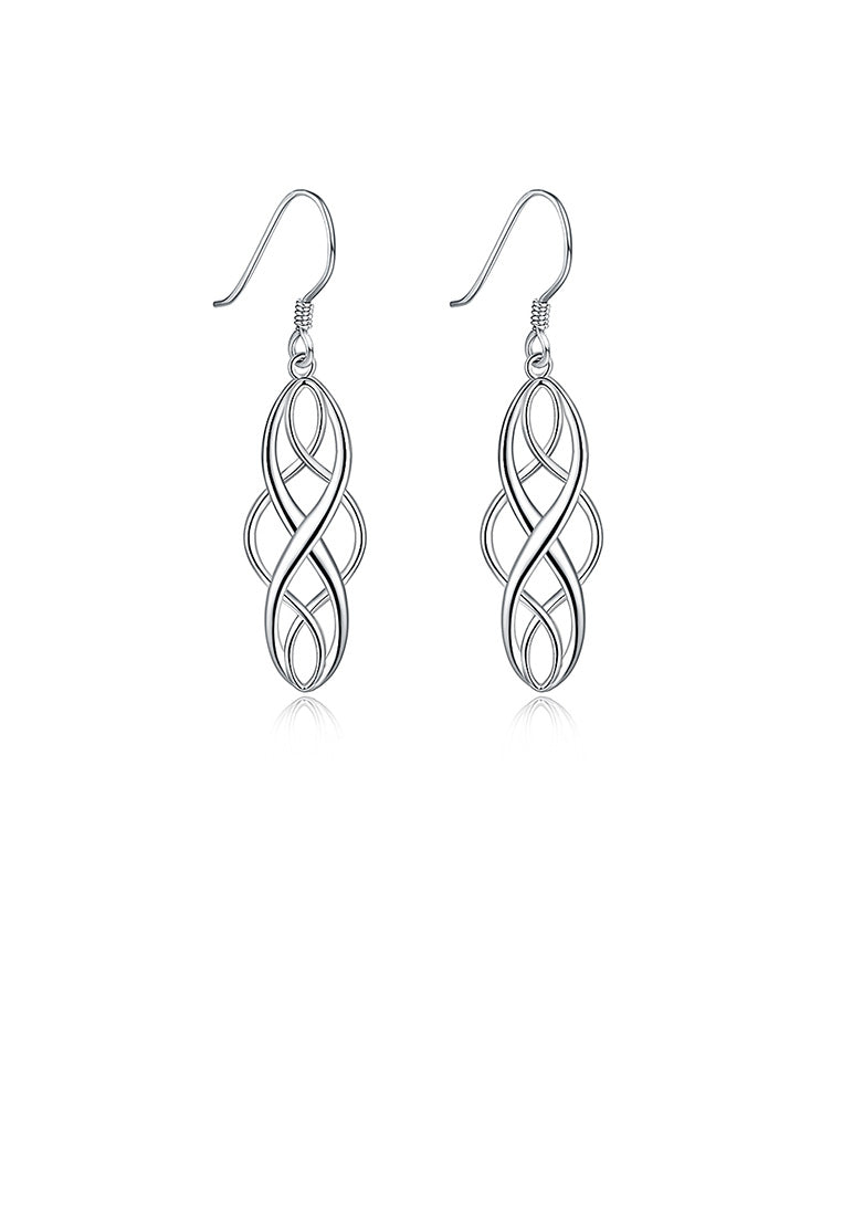 925 Sterling Silver Simple Geometric Earrings
