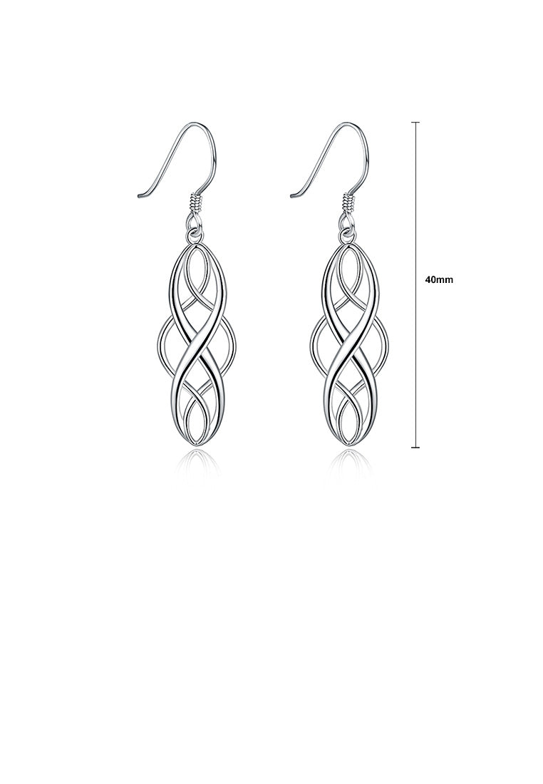 925 Sterling Silver Simple Geometric Earrings
