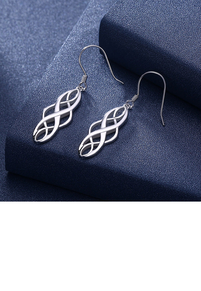 925 Sterling Silver Simple Geometric Earrings