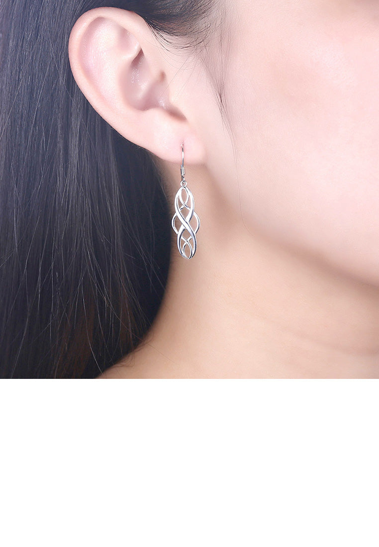 925 Sterling Silver Simple Geometric Earrings