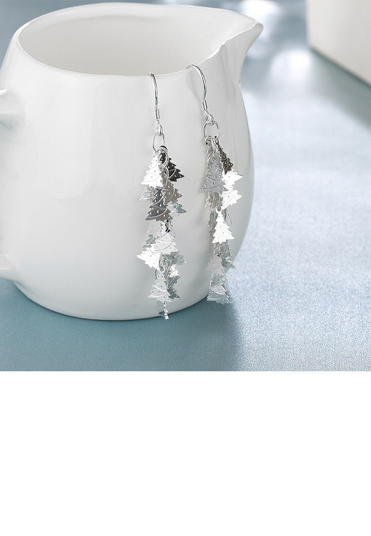 Fashion Christmas Tree Tassel Earrings