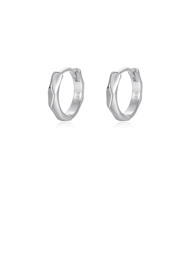 925 Sterling Silver Simple Personalized Rhombus Geometric Earrings