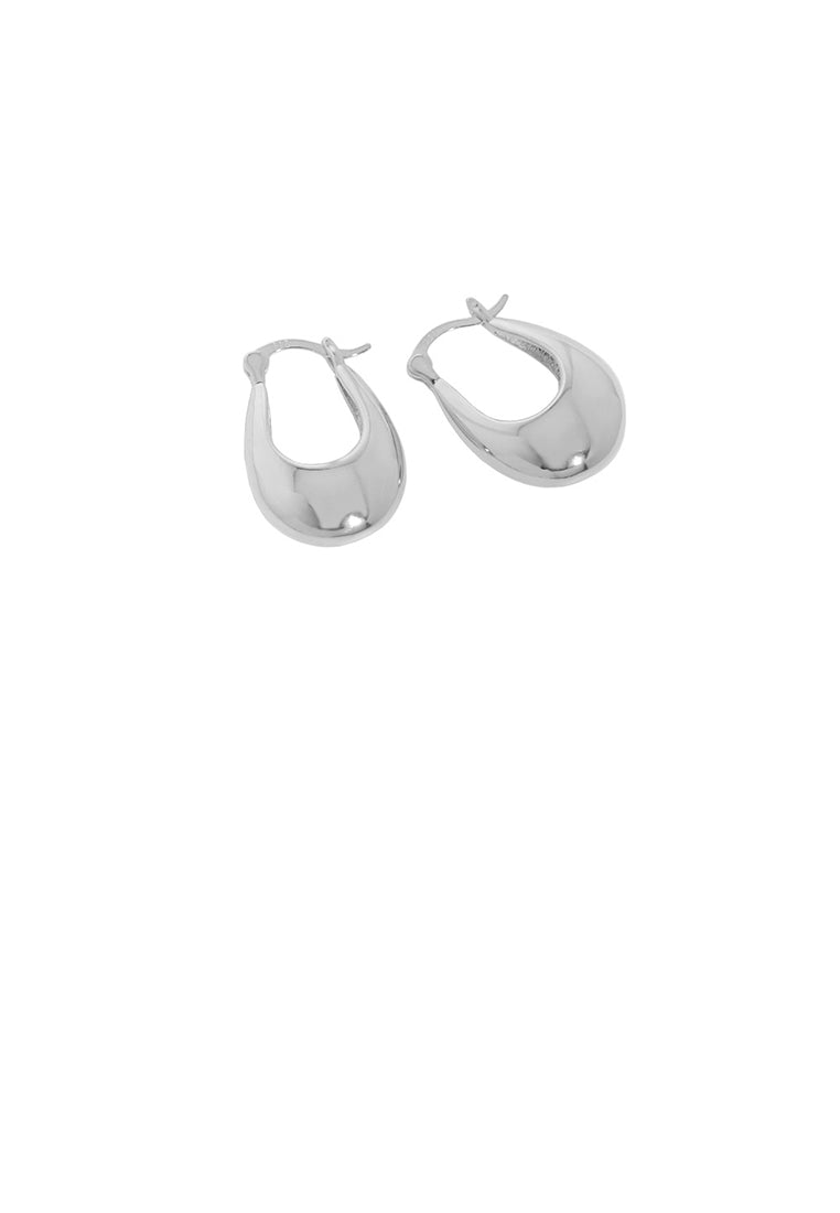 925 Sterling Silver Simple and Fashion U-shaped Geometric Stud Earrings