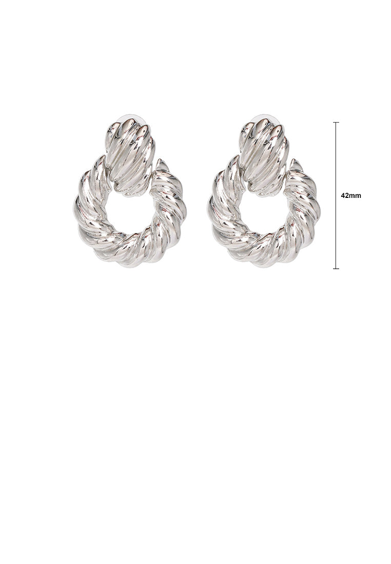 Fashion and Personalized Twist Geometric Earrings