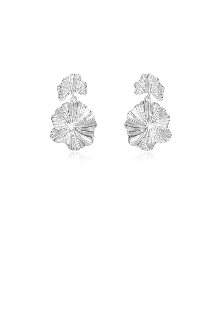 925 Sterling Silver Fashion Personalized Flower Earrings