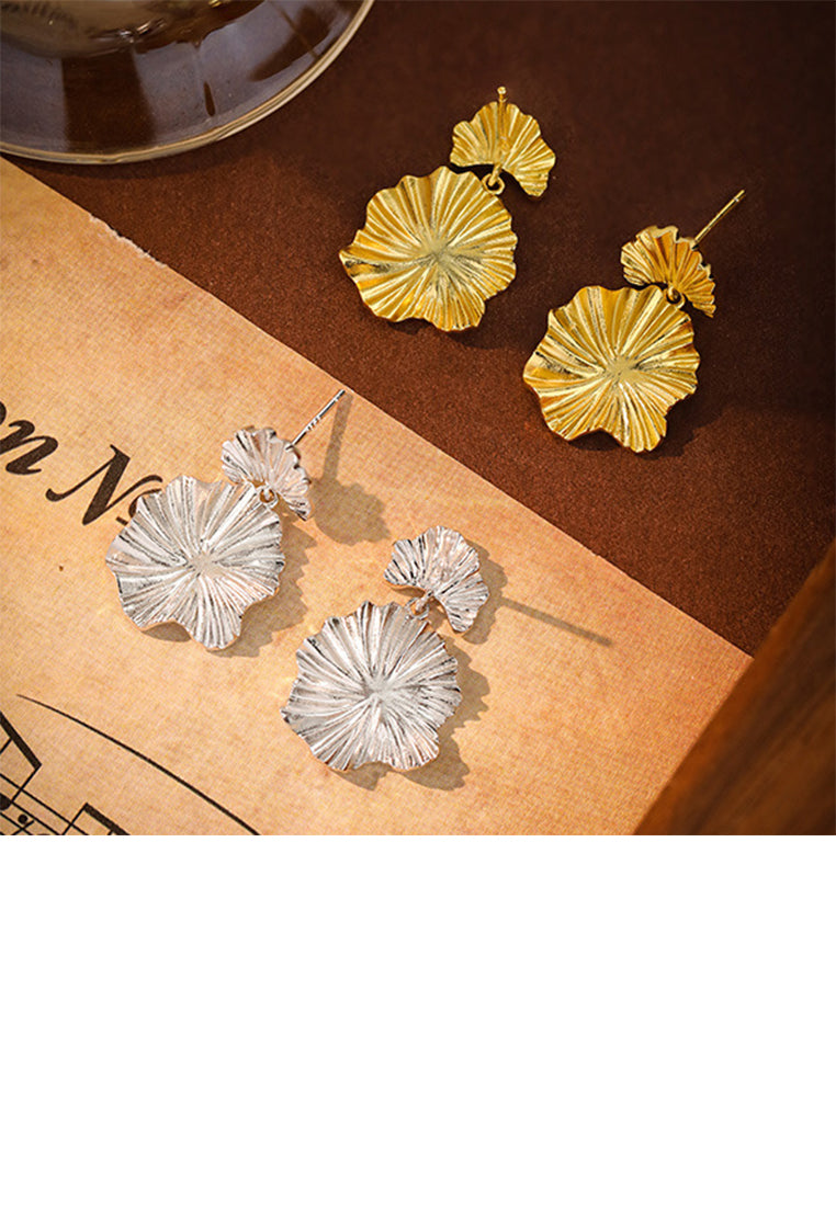 925 Sterling Silver Fashion Personalized Flower Earrings