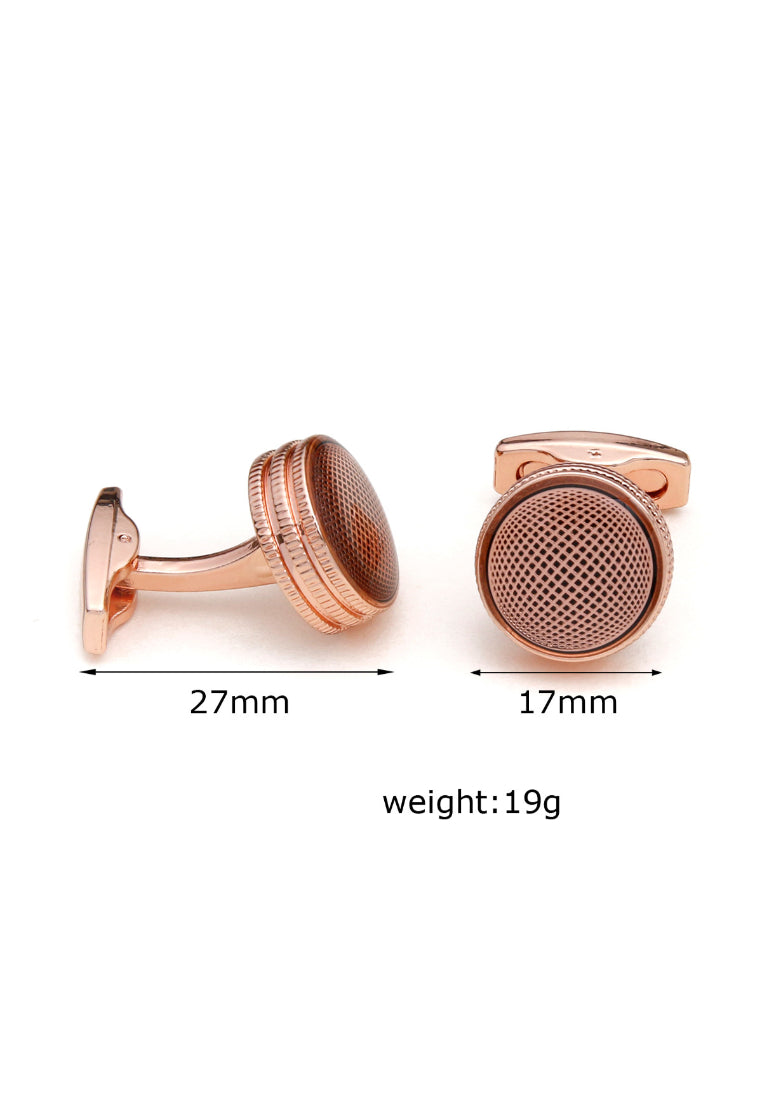 Men's Cufflinks Button Year Round Rose Gold Casual Shirt Cuff Nails