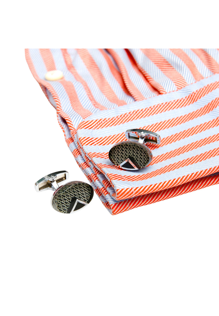 Men's Cufflinks Pattern Oval French European And American Business Shirt Sleeve Nails