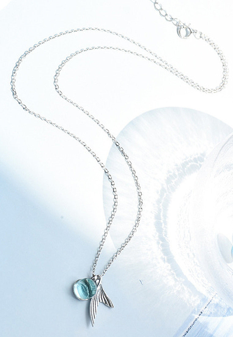 Mermaid tail necklace