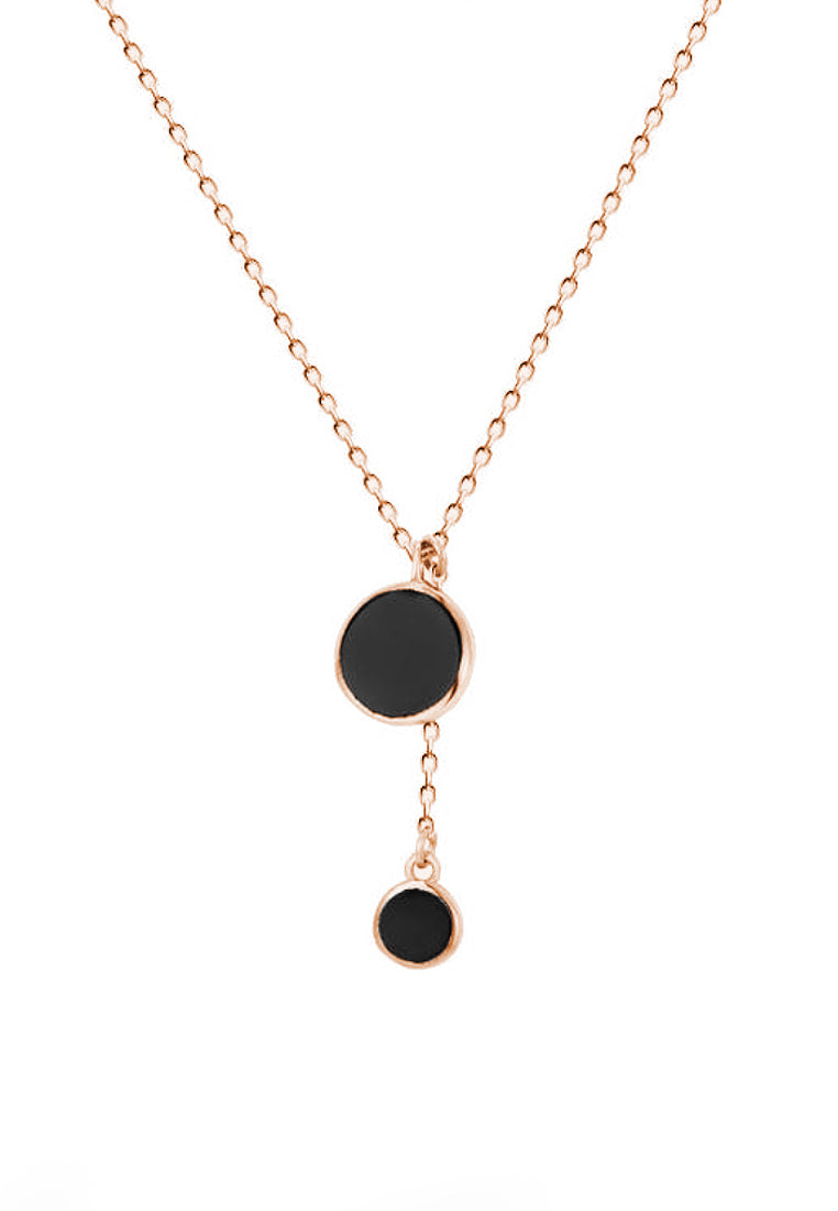 Exquisite Blackstone Pendant Necklace