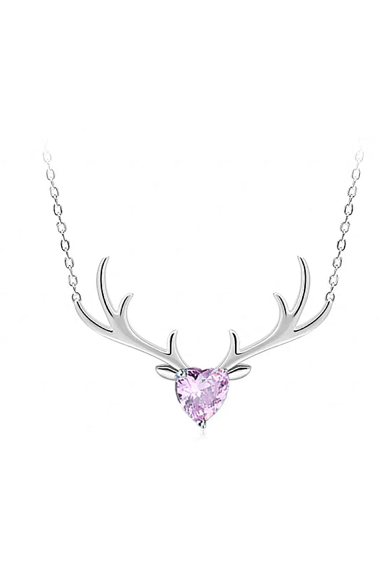 Antlers Imitation Crystal Chain