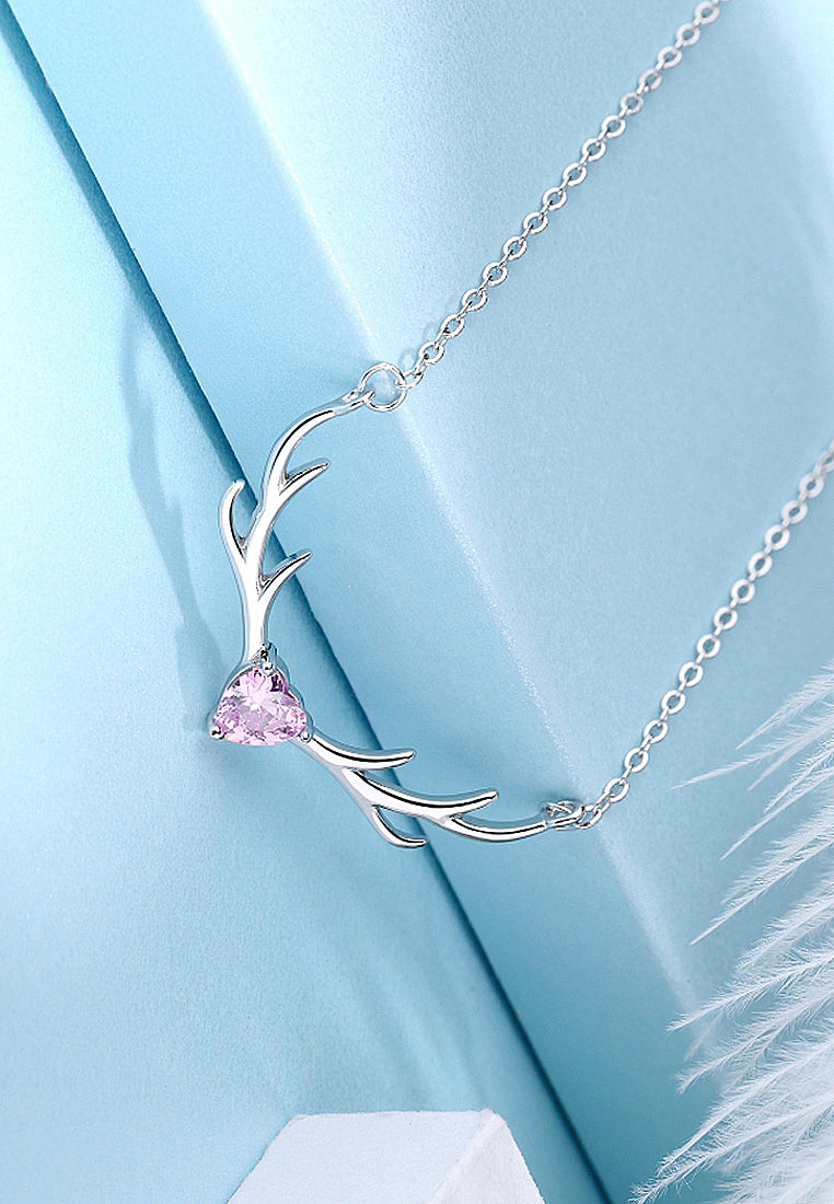 Antlers Imitation Crystal Chain