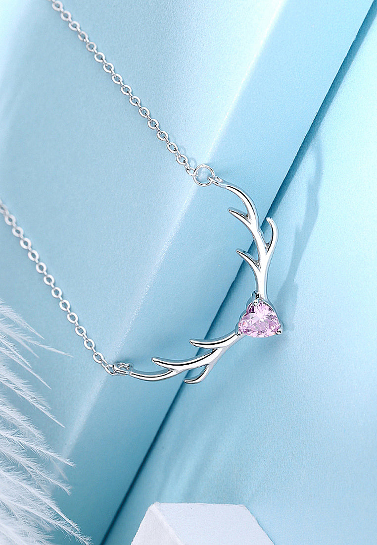 Antlers Imitation Crystal Chain
