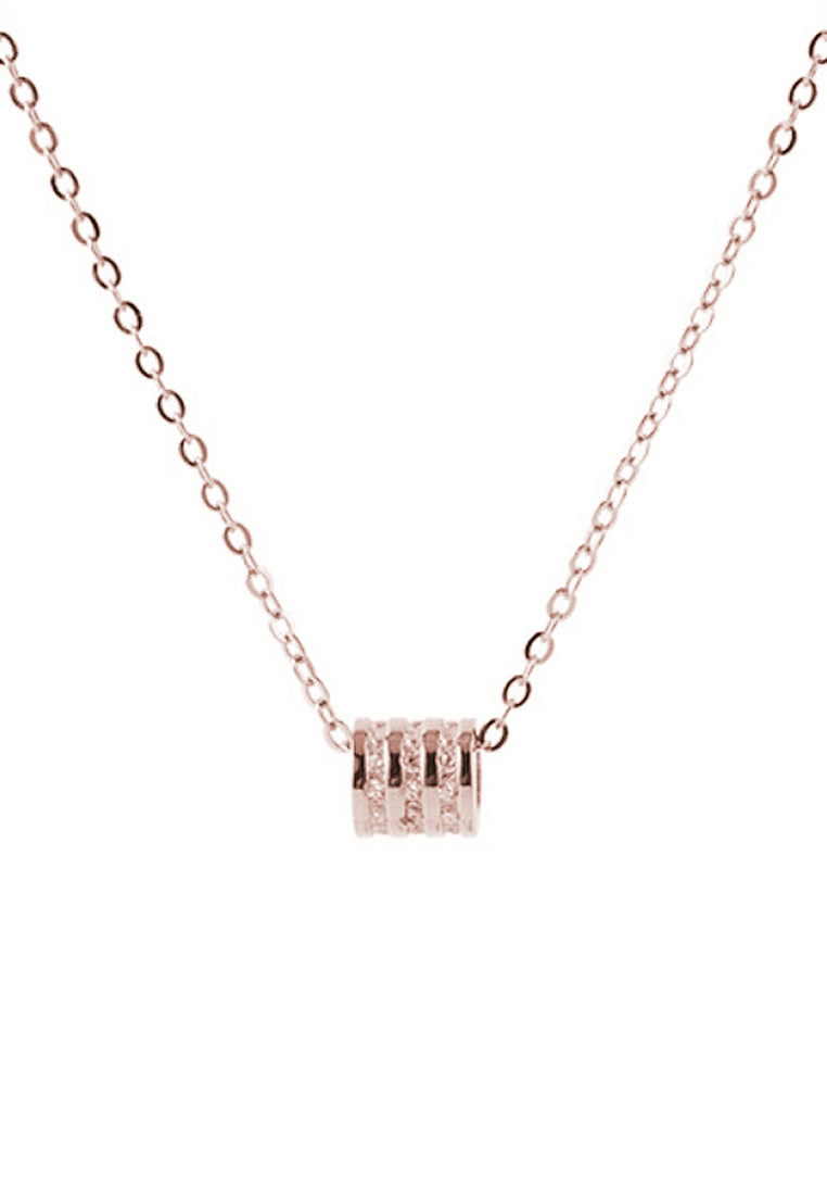 Simple Cylindrical Pendant Necklace
