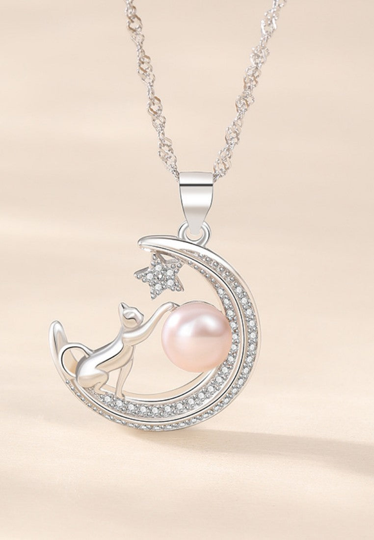 Freshwater Pearl Cat Month Next Necklace
