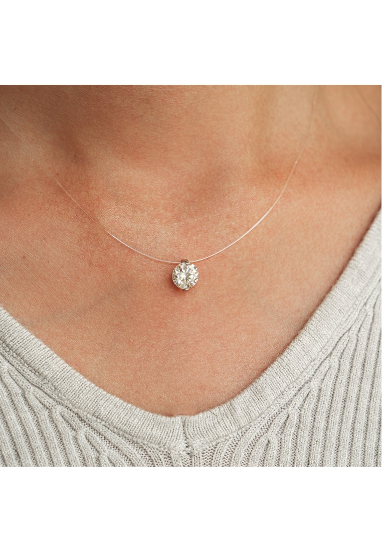 S925 Silver Mermaid Tears Necklace