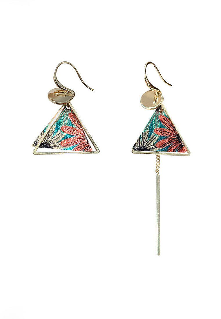 Triangle Asymmetric Hook Earrings