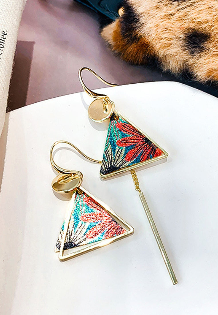 Triangle Asymmetric Hook Earrings