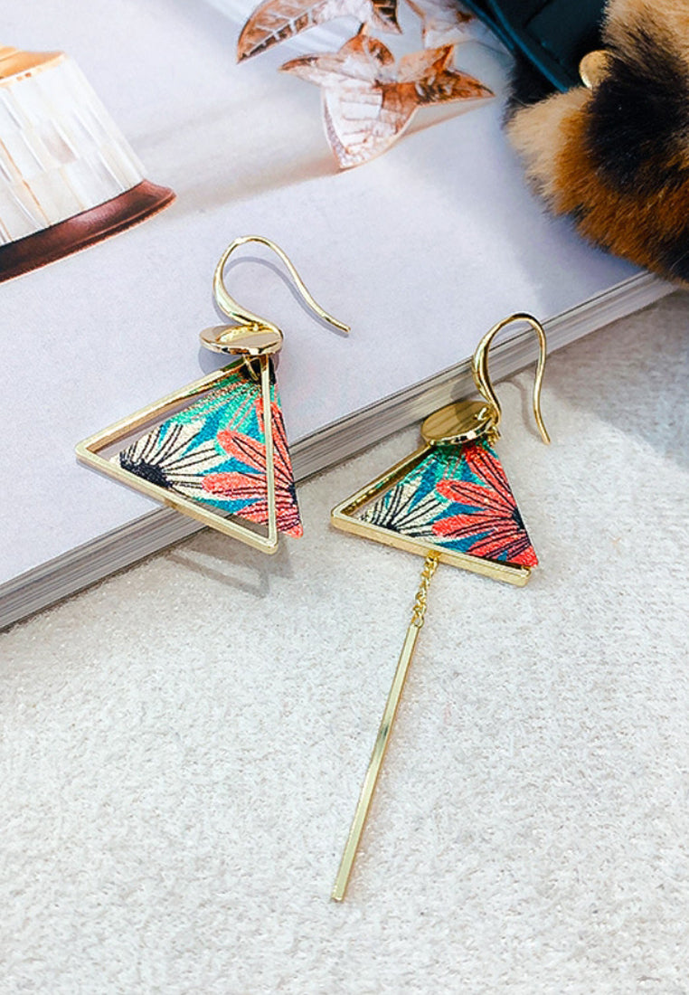 Triangle Asymmetric Hook Earrings