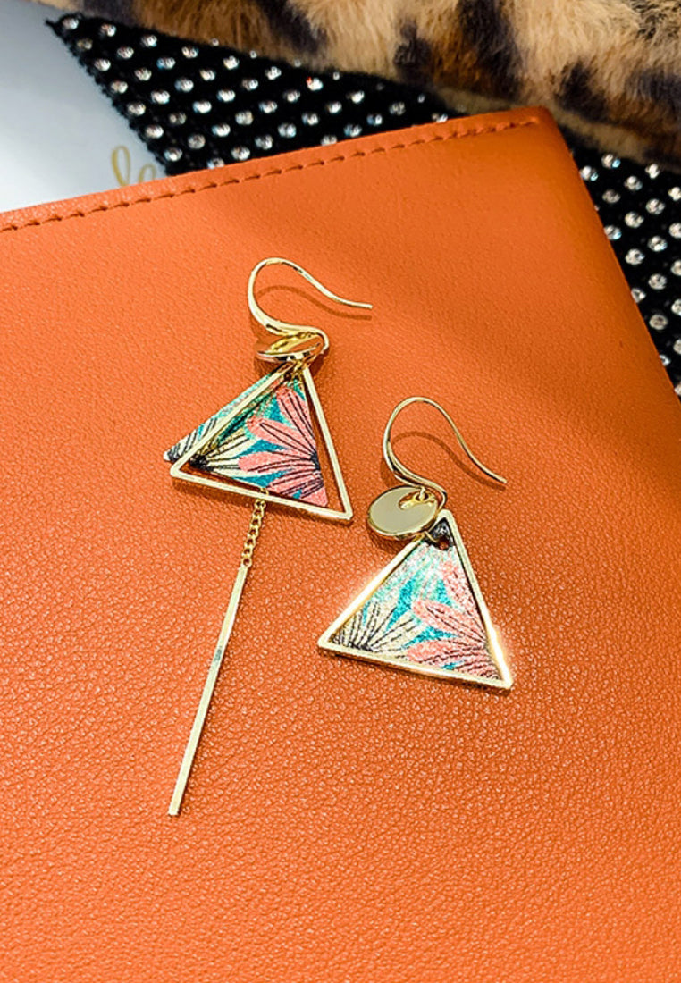 Triangle Asymmetric Hook Earrings