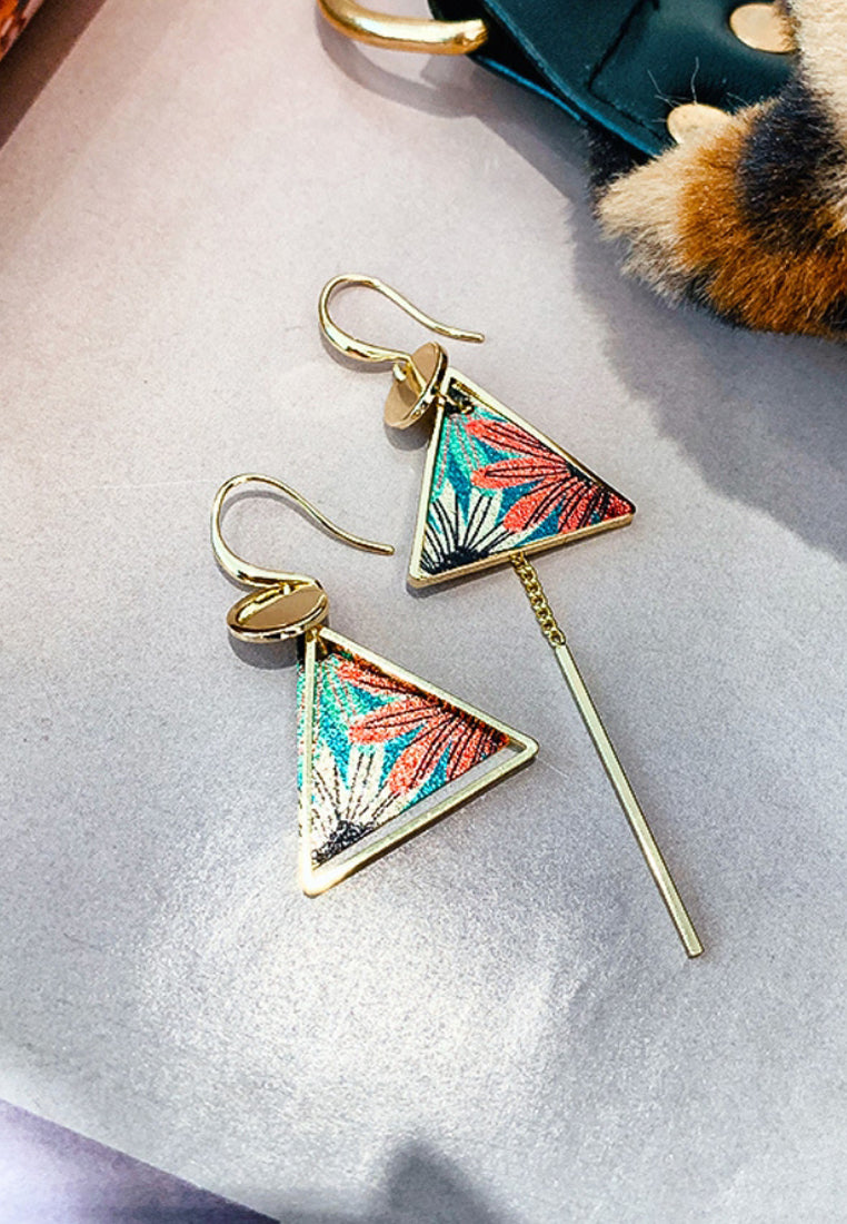 Triangle Asymmetric Hook Earrings