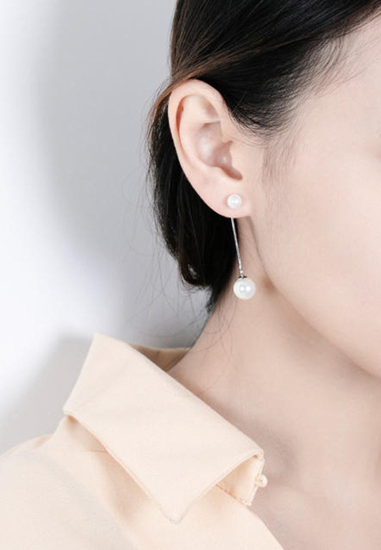 Fashion shell bead earrings