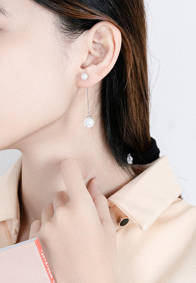 Fashion shell bead earrings