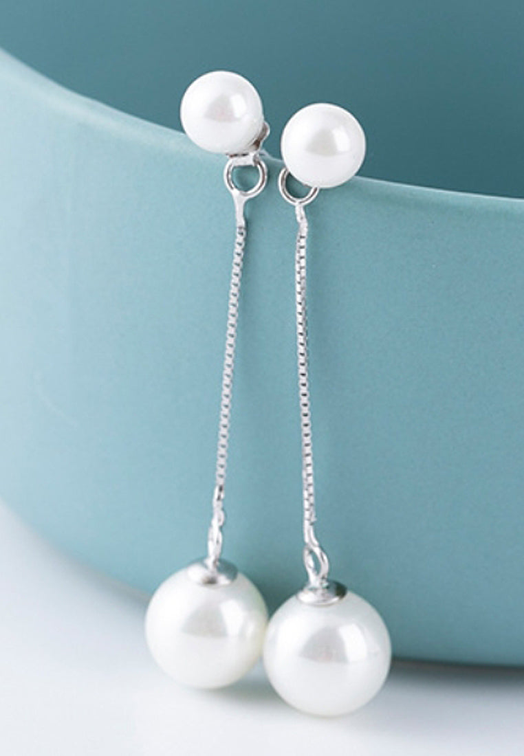 Fashion shell bead earrings