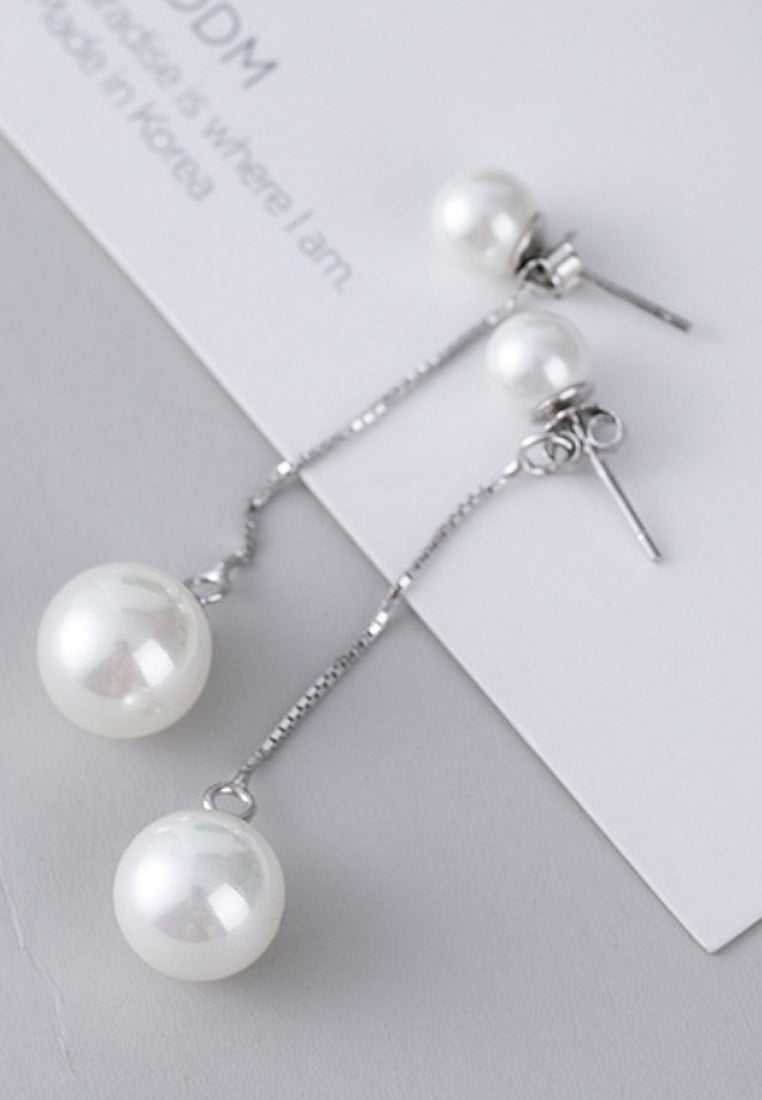 Fashion shell bead earrings