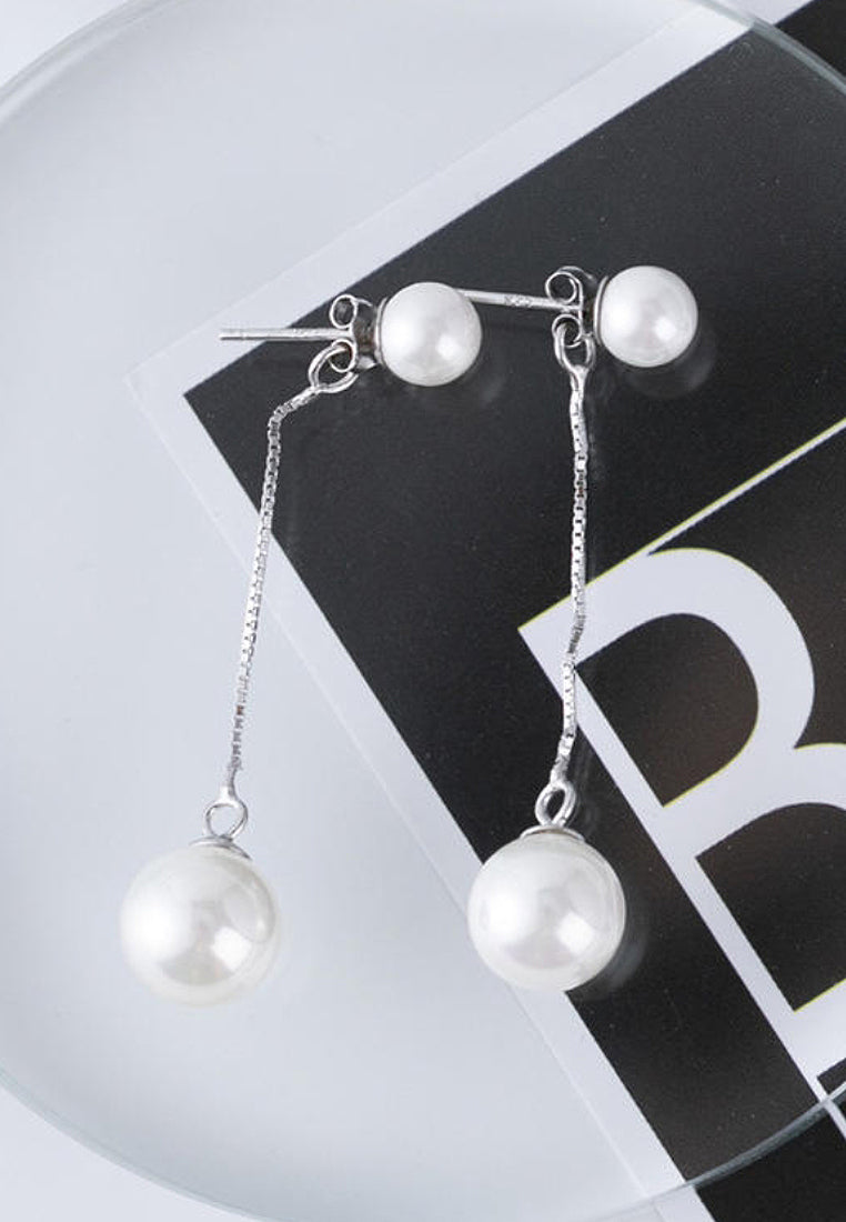 Fashion shell bead earrings