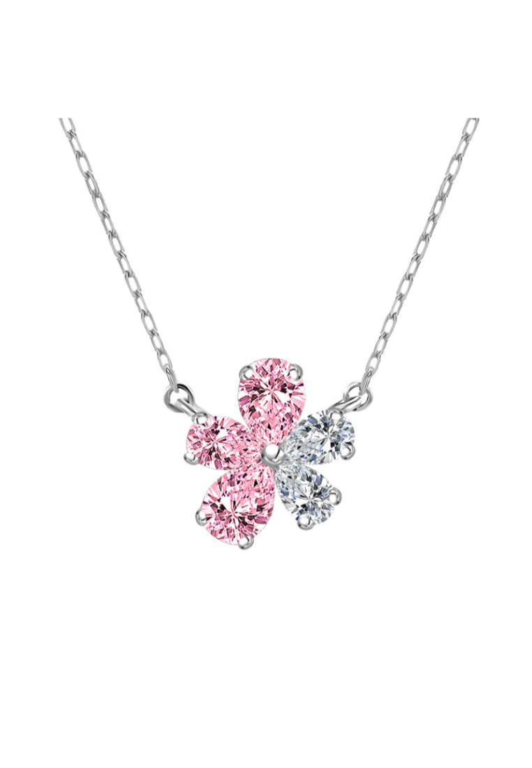 S925 Silver Fresh Style Zircon Necklace