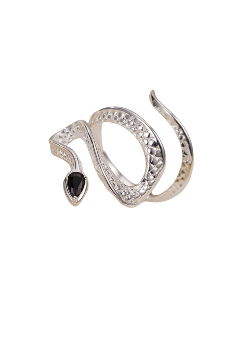 925 Sterling Silver Gold and Silver Color Design Zircon Inlaid Ring for Women