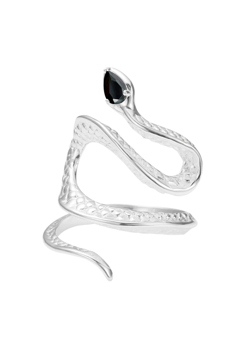 925 Sterling Silver Gold and Silver Color Design Zircon Inlaid Ring for Women