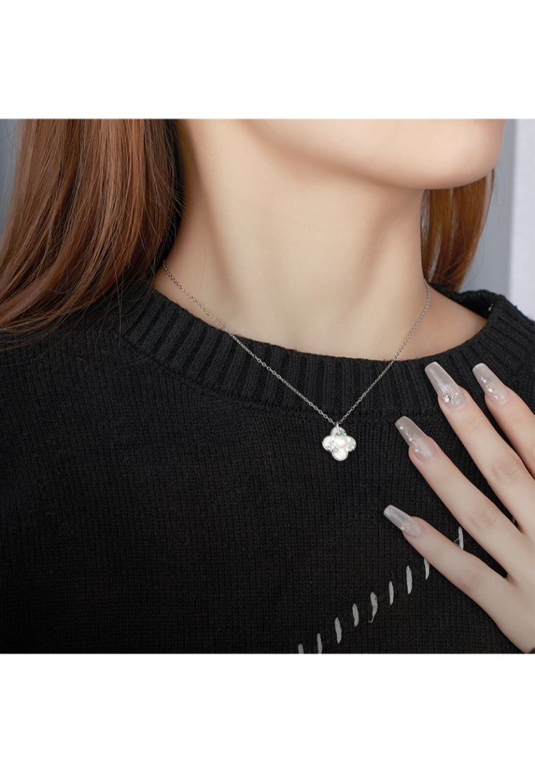 Birthstone Silver Necklace