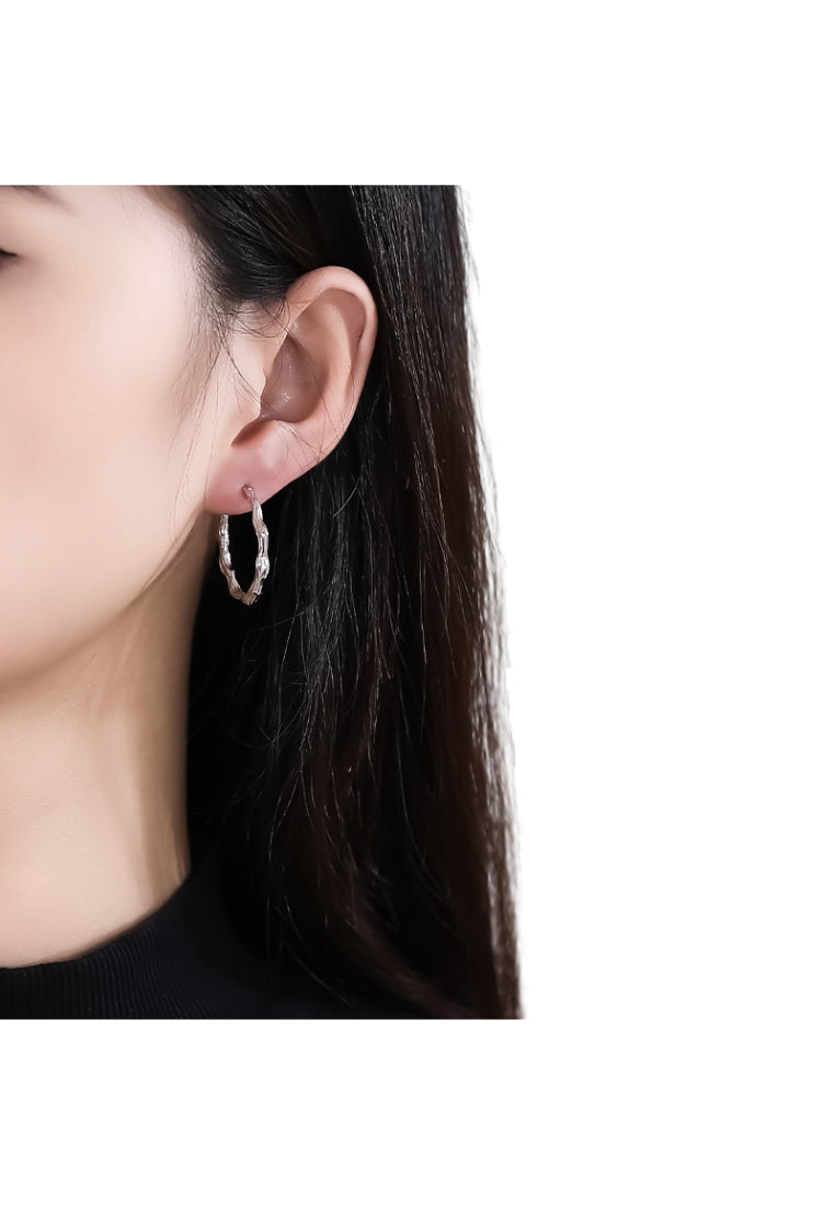 French Style Silver Earrings