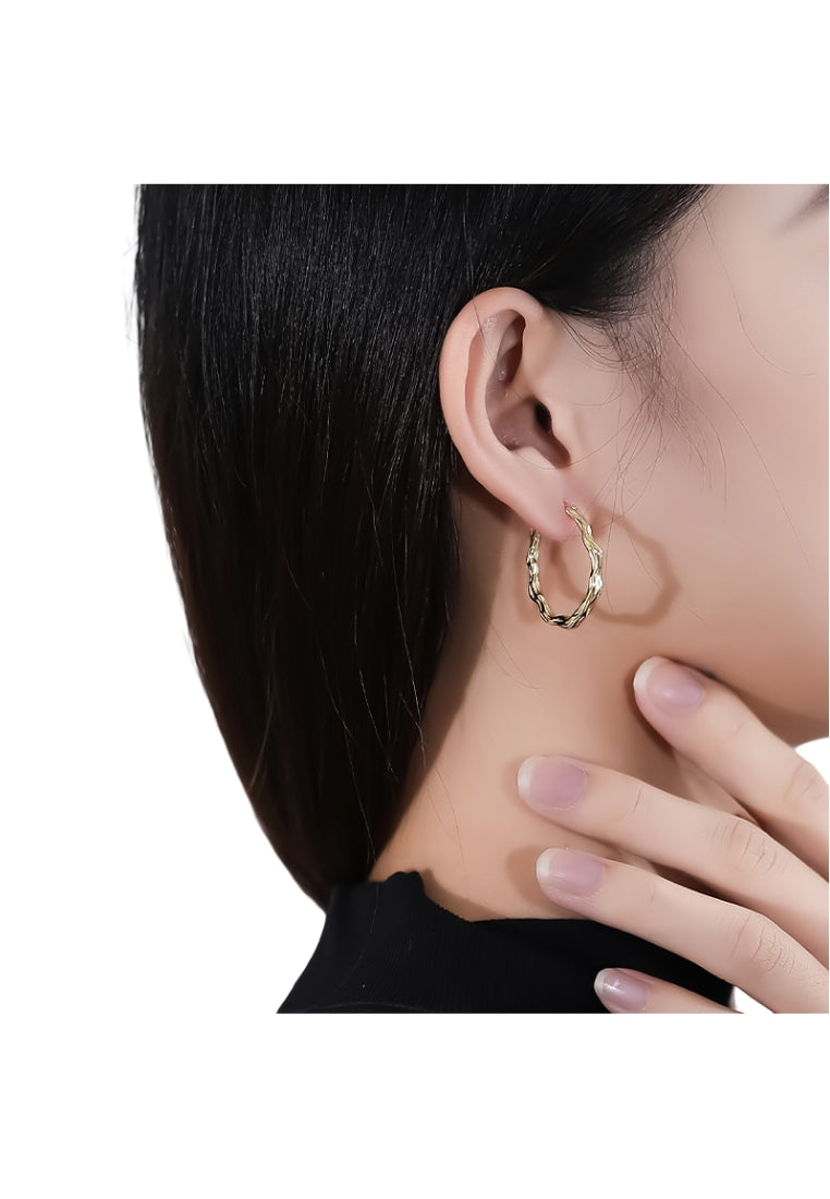 French Style Silver Earrings