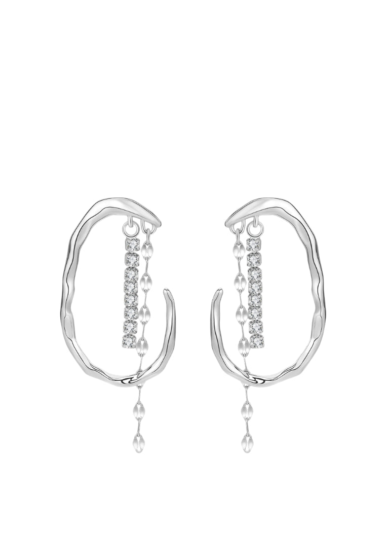 Handcrafted Rose Flower Earrings